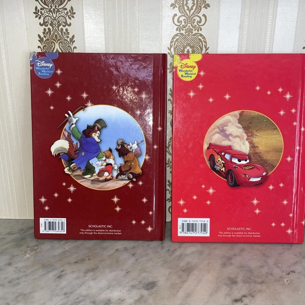Disney Classics Scholastic Hardcover Books Stories‎ Eight - Bugs Cars Bambi Pan